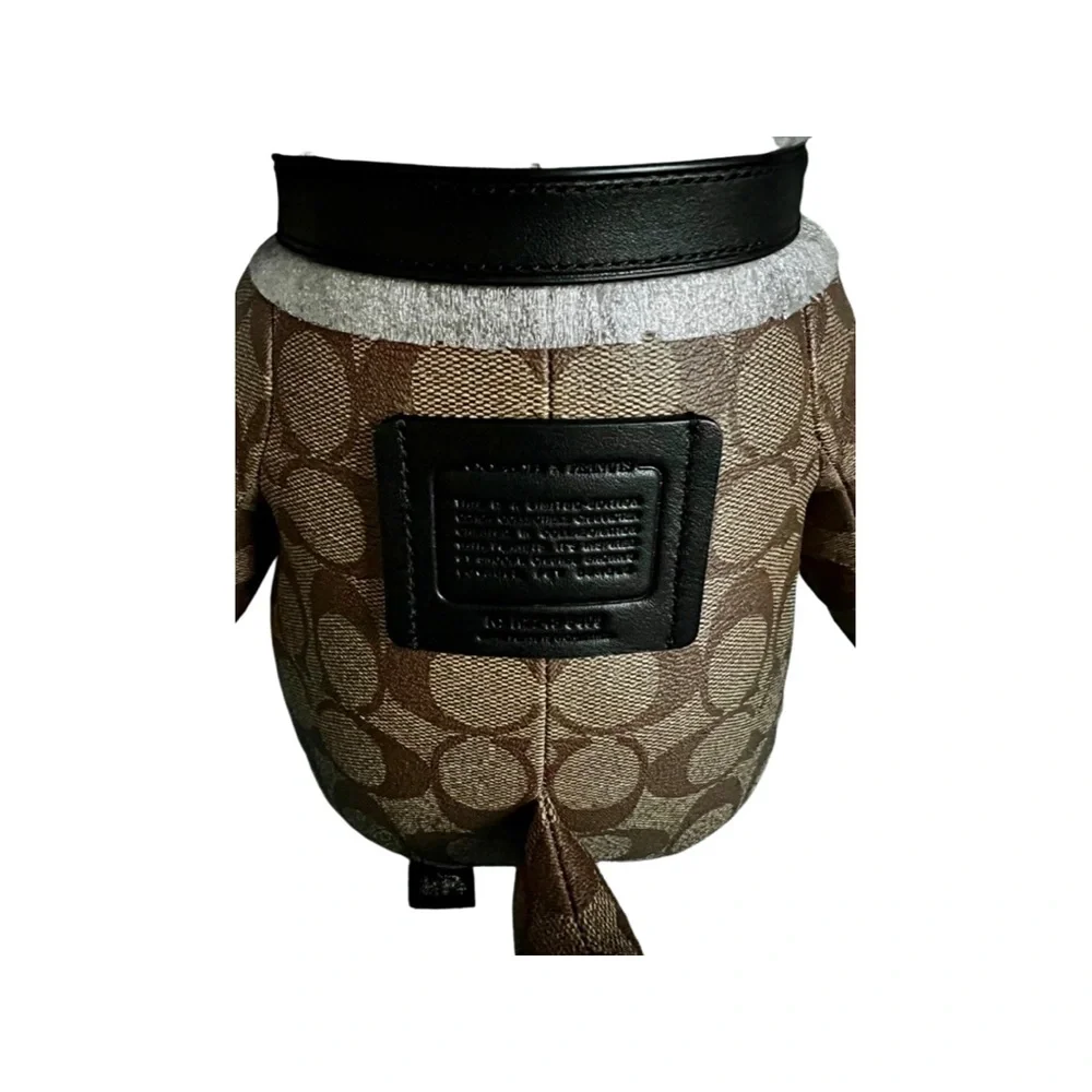 Coach X Peanuts Snoopy Collectible In Signature Canvas Plush Doll - Picture 10 of 11